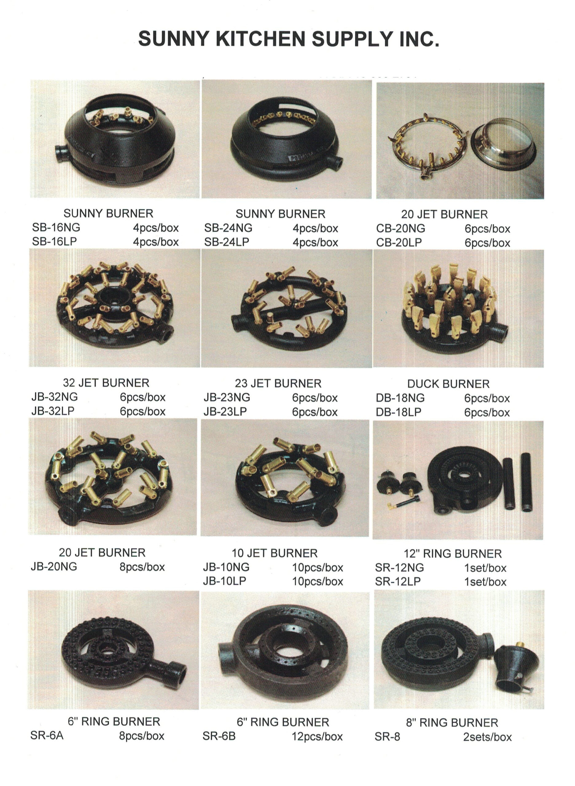 炉头饼环形燃烧饼Commercial 9″ ring burner (Wok Burner) –  三江餐具网上购物商城餐具类订单满$150包邮（限网上订单）